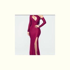 Fashionova dress burgundy Size Small